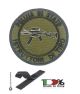 Patch Toppa con Velcro Polizia di Stato verde OD Missioni Estere Istruttore di Tiro Art.PS-ESTERO