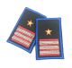 Tubolari Ricamati Bordo Azzurro GPG Guardia Particolare Giurata - GPGIPS - Maresciallo Luogotenente Art. GPG-L2