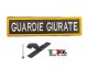 Patch Toppa Ricamata Guardie giurate con Velcro Arancio Art. NSD-GG-AR