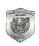 Placca Guardie Giurate Aquila GIPG IPS da applicare nei vari Portafogli 600 602 561 Ascot  Ascot Italia Art. FAST-01