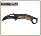 Coltello Serramanico Combattimento karambit TAC-FORCE Art.TF-626W