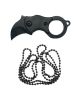 Coltello Mini KARAMBIT Tascabile  con Lama BLACK Importazione  Art. M-K-ALI