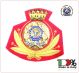 Ricamo Canottiglia Berretto Ufficiali A.E.O.P. AEOP Associazione Europea operatori Polizia Fondo Rosso Art.NSD-08