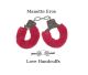 Manette Handcuffs Rossa dell'amore in Peluche Fetish Sadomaso .... Famolo Strano Art. 29353