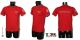 T-shirt Girocollo Manica Corta Italia Rossa Tricolore Italia Ricamata Croce Rossa Italiana CRI C.R.I.  Art. 6616