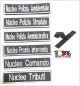 Toppa Patch con Velcro per Polizia Locale e Municipale Mansioni cm 11X2.50 Art.PL-MAN