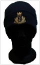 Berretto Papalina Cuffia Watch Cap Zuccotto Ricamo Blu Navy Marina militare Italiana Solo logo Ufficiale Art.TUS-MM-P