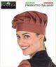 Cappello Josè Cuoco Chef Professionale Pangea Mattone 100% Italia Art.JO0600  