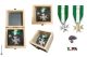 Medaglia Scatola Regalo in Legno con Pins Medaglia Anzianità di Servizio Carabinieri CC Oro Argento Art. SCATOLA-R-CC