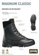 Anfibi Scarponcino Stivali Magnum Classic in Pelle e Cordura Originale Operland Guardie Giurate Esercito Polizia GPG IPS Art. M800892