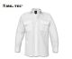 Camicia Bianca Manica Lunga  Modello Militare Con Spalline Marina Militare Esercito Italiano Carabinieri Guardie Giurate Vigilanza GPG IPS Mil Tec Art. 10931007