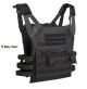 Gilet Tattico NERO  MOLLE per Piastre Antiproiettile non Incluse Utilizzato Anche per Addestramento Crossfit MIL-TEC Art. 13463202
