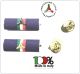 Nastrino in Tessuto con Rapportino Protezione Civile Nazionale PC Argento Oro Bronzo Tuscan New Art.TUSCAN-PCNB