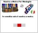 Nastro Militare a Metro Benemerenza Croce Rossa Italiana Art.N-M-MCRI