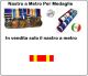 Nastro Militare a Metro Ricordo Missione Ufficio Italiano Interforze Montenegro  Art.N-M-MGF