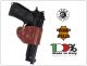 Fondina Pelle a Canna Scoperta Aperta Colore Nera o Marrone Vega Holster Art.NE1