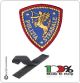 Toppa Ricamo Patch Polizia Stradale Ricamata con Velcro Art. EU1097