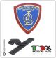 Patch Toppa Scudetto Polizia di Stato Ufficio tecnico logistico Provinciale New Ricamata con Velcro Art.PS-UTLP