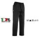  Pantalone Black 100% in Microfibra con Coulisse ed Elastico in Vita  Ego Chef Ravazzolo Art. 3504002E
