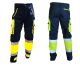 Pantalone Pantaloni Protezione Civile Nazionale Volontari Nazionale Bi Color Blu Nevy Giallo Fluò con Bande Rifrangenti A.E.O.P. Art.NSD.PC-AEOP