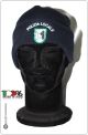 Berretto Zuccotto Papalina Watch Cap Invernale Blu Nevy OD con Ricamo POLIZIA LOCALE MARCHE Art.TUS-MA