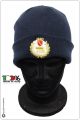 Berretto Papalina Cuffia Watch Cap Zuccotto Ricamo Blu Navy Polizia Locale Municipale di ROMA CAPITALE con logo Lupa SPQR Art.SPQR