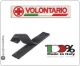 Patch Ricamata Croce Rossa Volontario con Velcro Art.NSD-CRI2