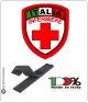 Patch Scudetto Croce Rossa Italiana Infermiere Nuovo Modello  CRI Art.CRI-INF