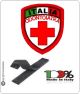 Patch Scudetto Croce Rossa Italiana Odontoiatra Nuovo Modello  CRI Art.CRI-OD