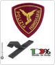 Patch Toppa Scudetto Polizia Ferroviaria Ricamata con Velcro Art.EU2003