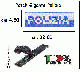 Patch Toppe Ricamata con Velcro GIGANTE cm 34x4.5 Polizia di Stato Bicolore Art.PS-GIGANTE