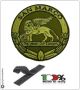 Patch Toppa Bassa Visibilità Ricamata con Velcro Battaglione San Marco Lagunari Art.BTGSMBV
