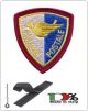 Patch Toppa Polizia di Stato Postale Ricamata con Velcro  Art.NSD-R-PP