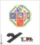 Patch Toppa Ricamata con Velcro Regione Lazio Art.LAZIO-1