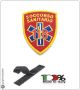 Toppa Patch Scudo con Velcro Soccorso Sanitario 118 Ricamata a Macchina con Velcro Art. EU2097