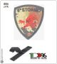 Patch Scudetto con Velcro Aeronautica Militare 6° Stormo Diavoli Rossi Vegetato  Art. AM-6S