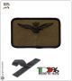 Patch Toppa Ricamata Targhetta Brevetto Pilota Militare Bassa Visibilità Aereonautica  Art.EU2029