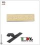 Patch Toppa Ricamata con Velcro Aeronautica da Uniforme SABBIA TAN Art.A-S