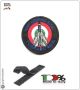 Patch Toppa Aeronautica Militare 155 Gruppo E.T.S. Tornado E.C.R.  Art.AM-155
