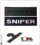 Patch Toppa Lineare Ricamata con Velcro Sniper Art.NSD-R16