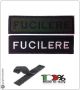 Patch Toppa Lineare Ricamata con Velcro Fuciliere Art.NSD-R4