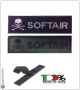Patch Toppa Lineare Ricamata con Velcro Teschio + Soft Air Art.NSD-R1