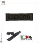 Patch Toppa Ricamata con Velcro Esercito da Uniforme VERDE OD Art.EI-T3