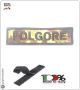 Patch Toppa Ricamata con Velcro Folgore da Uniforme Vegetata Art.F-T2