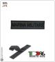 Patch Toppa Ricamata con Velcro Marina Militare  da Uniforme VERDE OD Art.MM-T1