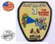 Patch ricamata VVFF Vigili del Fuoco Americani Battalion 3 Art.VVFF-04