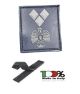 Gradi Plastificati Nuovo Modello Polo Giacca Giubbino Polizia Penitenziaria con Velcro Sovraintendente Capo Art. PP-NEW8