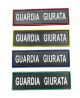 Patch Toppa PVC 3D Guardia Giurata con Velcro NEW Bordo Rosso Blu Giallo Rosso Art. NSD-GG-PVC-NEW