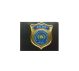Placca con Supporto Cuoio Da Inserire Al Portafoglio Associazione Europea Polizia A.E.O.P.  AEOP 1WG Art. 1WG-AEOP