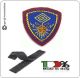 Patch Toppa Polizia di Stato Radio Trassmissioni Ricamata con Velcro Art.NSD-PSR